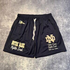 Colosseum Notre Dame Fighting Irish Mens XL Navy Mesh Basketball Shorts